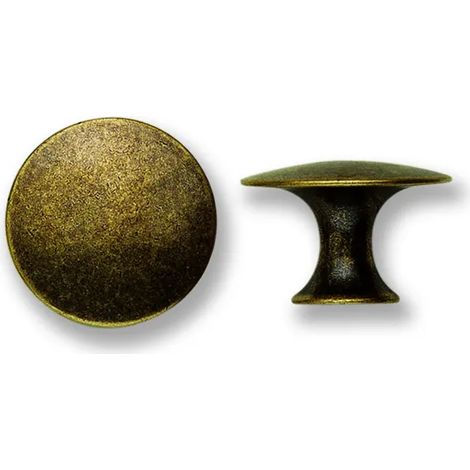POMOLO METAL STYLE 24459 OTTONE ANTICO  MM.25