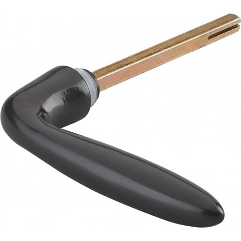 Thirard – Béquille Deauville pour porte – Carré 7mm – Finition marron – Boîtier acier embouti – Installation facile sans entaillage