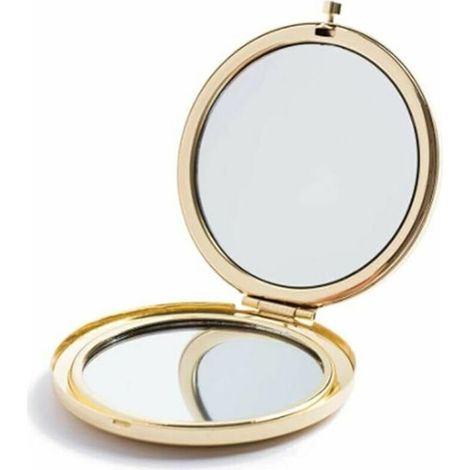 YMYNY Miroir compact grossissant pour sacs �� main, miroir de maquillage de voyage double face pliable, parfait pour sac �� main, poche dor��e