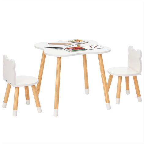 Ensemble table et chaises enfant style nordique avec table (1/5)