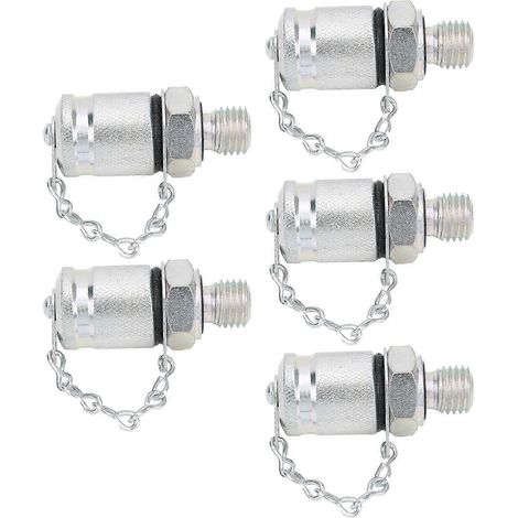 5-teiliger hydraulischer Prüfadapter, Gewindekupplung zur Druckmessung, PT/PPTM12 x 1,5 Verschraubung, wasserdichter Steueranschluss.