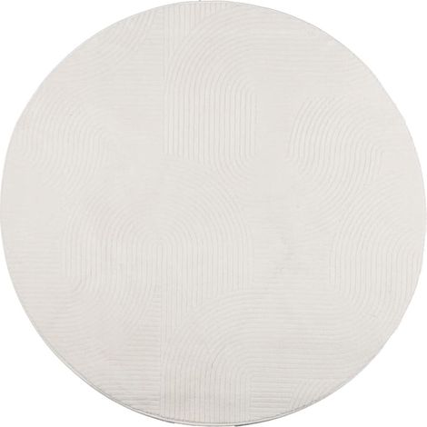 Maison Exclusive - Teppich IZA Kurzflor Skandinavischer Look Crem