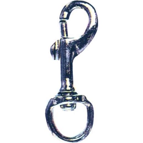 Moschettoni Girevoli Nichelati 225 Dcnp Occhio3/4" Bl.50Pz