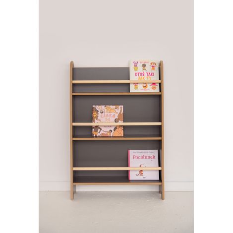 SLIM - estantería estrecha de pared - gris (1/5)