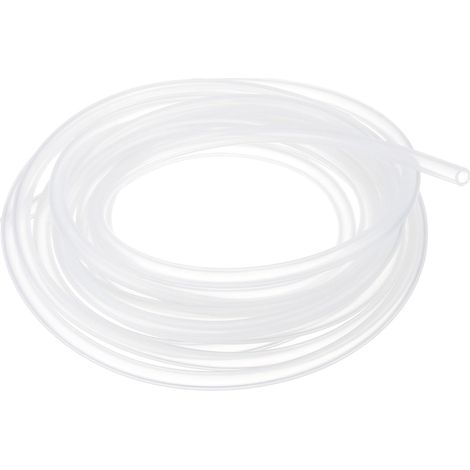 3/16" ID x 5/16" OD Tube en Silicone, 1 Rouleau 10ft Tuyau en Silicone Flexible Transparent pour le Brassage à Domicile Transfert d'Eau Air Liquide (1/5)