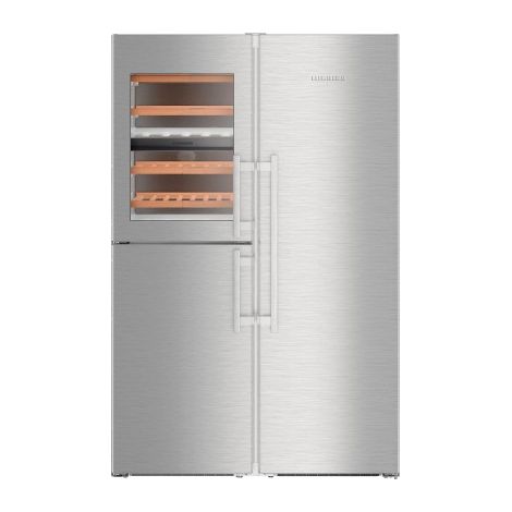 Réfrégirateur américain LIEBHERR - Réfrigérateur side by side SBSES8496-21 bio fresh (1/3)