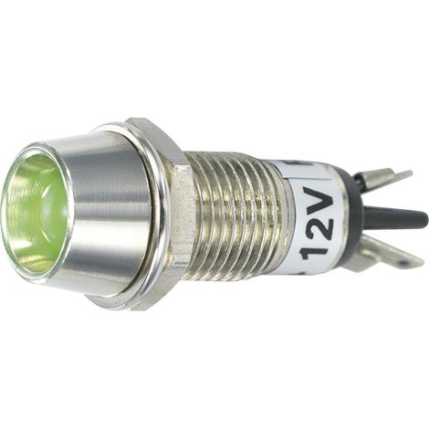 TRU COMPONENTS TC-R9-115L 12 V GREEN LED-Signalleuchte Grün   12 V/DC