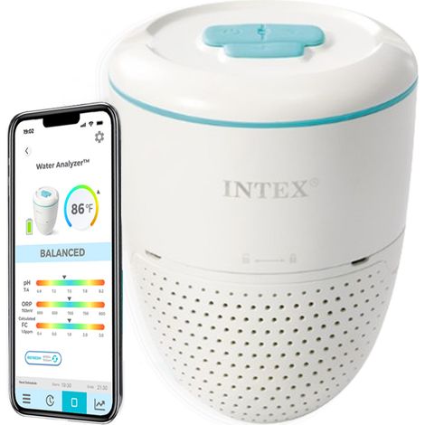 Analyseur connecté intex - chlore/orp/température (1/5)