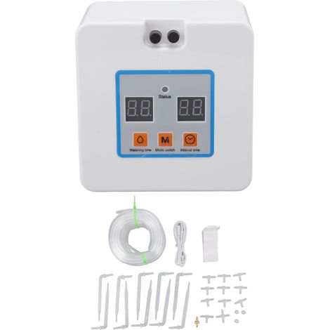 Kit d'irrigation goutte-à-goutte automatique Micro Système d'arrosage intelligent avec protection basse tension pour jardin (1/5)