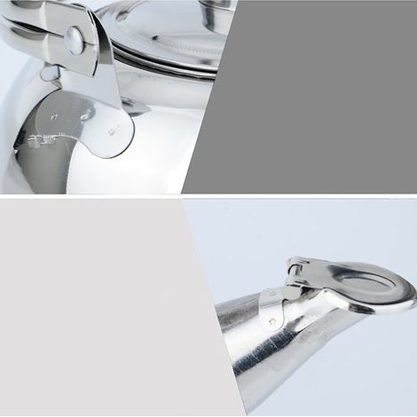 14 cm große Teekanne aus dickem, natürlichem Edelstahl mit Filter, ideal für Restaurants und Privatpersonen professionelle Teekanne für Restaurants und Hotels. (1/5)
