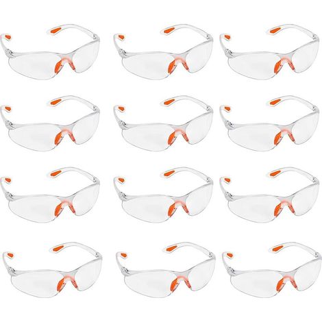 Lunettes de Protection Travail Blanc – Anti-éclaboussures, Anti-poussière, Usage Professionnel & Industriel (1/5)