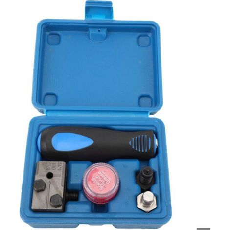 Kit d'outils pour évaser les conduites de frein, outil à double évasement SAE 3/16", crée des évasements simples et (1/4)