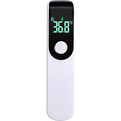 Thermometre - Thermomètre digital, thermomètre clinique sans contact, thermomètre pour enfants, écran LCD, affichage instantané, mesure précise de la température. (Blanc) (1/5)