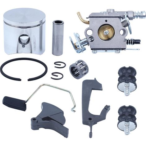 Levier d'accélérateur à piston 38 mm avec tampon AV pour tronçonneuse Husqvarna 36 136 136LE 137 137E Numéro OEM C1Q-W29E / 530069944 (1/5)