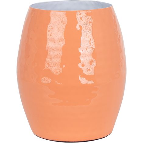 Signes Grimalt Jarrón Metal Jarrones und Portavelas  Braune Vase - 18x15x15cm