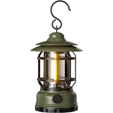 Lanterna Camping - LED 360° - IPX4 Resistente al Agua - 3 Modos de Luz - Ligera y Portátil - Para Exterior y Emergencias - 1 Unidad (1/5)