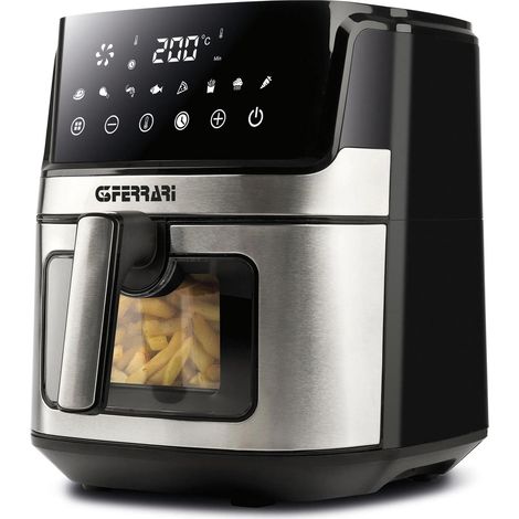 G3 Ferrari G10167 Friggitrice Ad Aria Noir Argent 6,5L