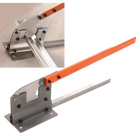 Porte à couteau à quille en acier léger, 48 à 50 paires de cisailles à tôle, coupe-plafond à levier, guillotine industrielle pour le travail du bois et la décoration. (1/5)
