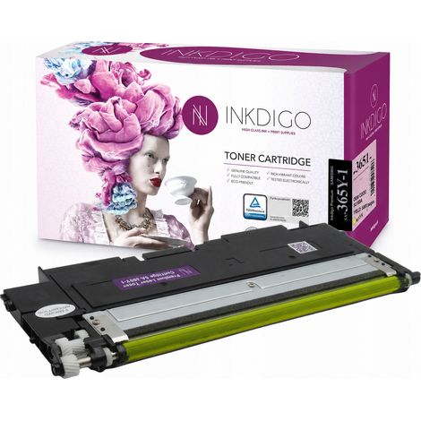 Tóner Inkdigo CLT-Y406S compatible con Samsung CLP-360 CLP-365 Xpress C410W con certificación TÜV. (1/5)