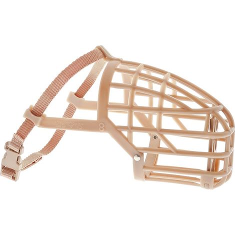 Muserole taille 1: Muselière en plastique confort pour chien