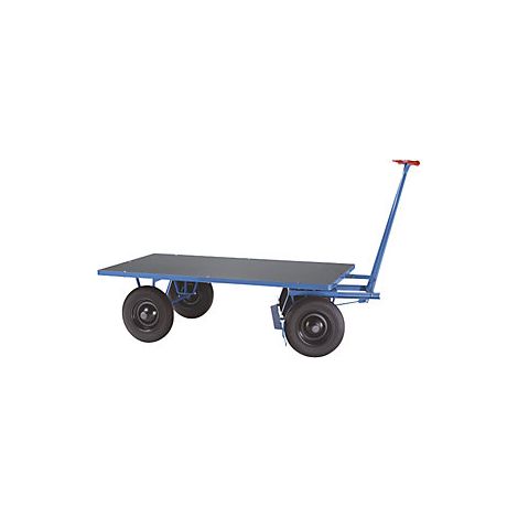 eurokraft pro  Carrello a pianale con timone  portata 500 kg 