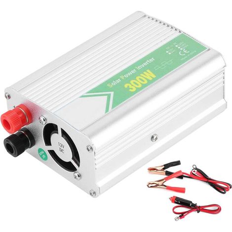 Intelligenter 300-W-Kfz-Spannungswandler (12 V DC auf 220 V AC), multifunktional, mit Gehäuse aus Aluminium-Magnesium-Legierung