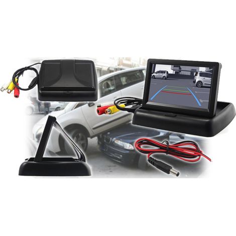 TRADE SHOP - Monitor Lcd A Scompars Tft 4.3" A Colori Auto Camper Per Telecamera Retromarcia - (1/2)