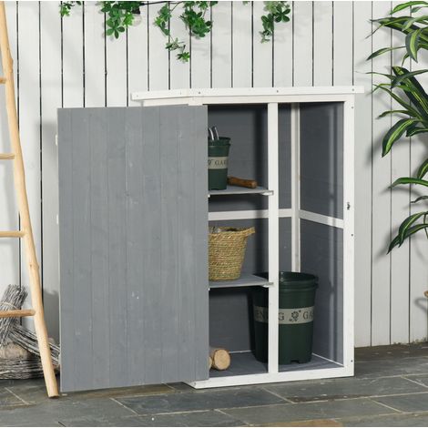 meuble rangement extérieur verrouillable 75x56x115 cm OKMYHOME (1/3)