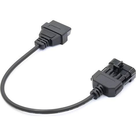 Câble de diagnostic facile d'installation 10 broches interfaces pour un entretien rapide et précis du véhicule Code d'erreur Plug and Play Scanner de voiture (1/4)