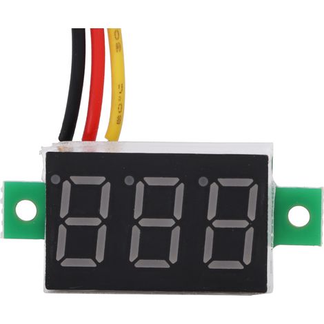 0,36-Zoll-LED-Digitalvoltmetermodul, DC 0–100 V, 3-adriger Spannungsprüfer, 5er-Pack, verschiedene Farben (1/5)