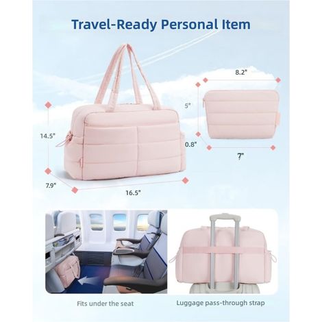 Sac de voyage grande capacité avec compartiment à chaussures et trousse toilette, sport bandoulière (1/5)