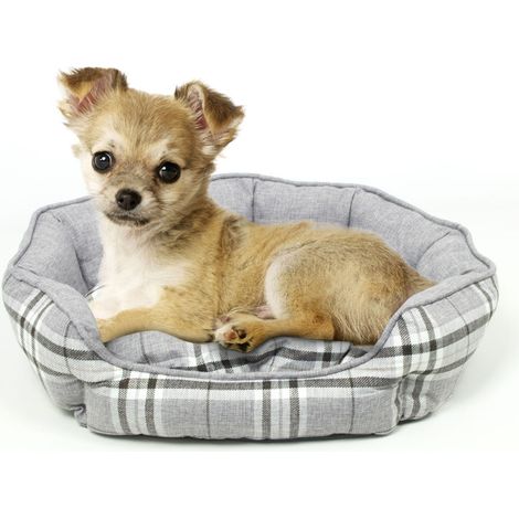 Cuscino Per Animali Domestici Con Retro Antiscivolo Modello Tartan (1/3)