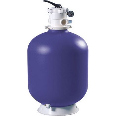 Aqualux – Filtre à sable 50 m3 – Débit 10 m3/h – Vanne 6 voies – Manomètre intégré – Compatible traitement au sel – FSNT10 (1/5)