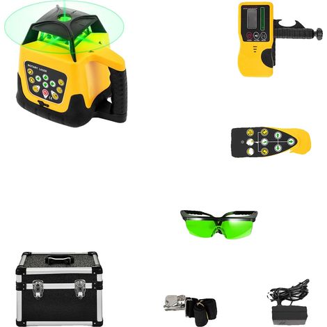 Nivel láser rotativo de alta precisión, autonivelante, haz verde 1 (1/2)