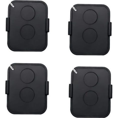 Lot de 4 Télécommande , 2 Canaux Télécommande Portail 433MHz avec Code Tournant Sécurisé, Compatible avec Récepteurs Automatisés (1/5)