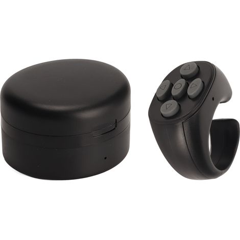 Bague de télécommande ABS avec application pour tourner les pages, déclencheur photo sans fil et bouton selfie pour smartphone