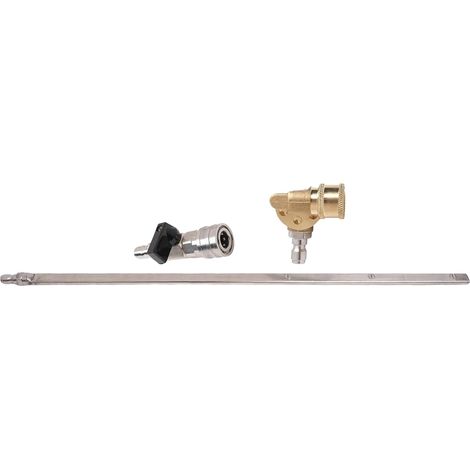 Bâton de nettoyage de radiateur, outil de nettoyage de réservoir d'eau haute pression – Barre de nettoyage à pression pour réservoir d'eau de voiture, verre, maison, camion, camping-car, gouttières de (1/5)