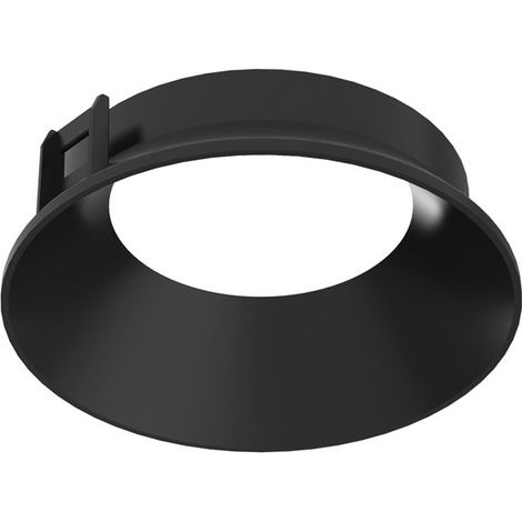 Ideal Lux Faretto Tondo Zeus 1 luce Nero Materie Plastiche