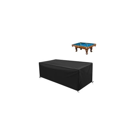 Housse de billard 7 pieds – Tissu Oxford 420D imperméable – Protection totale anti-UV et vent – Dimensions 225x116x82cm (1/5)