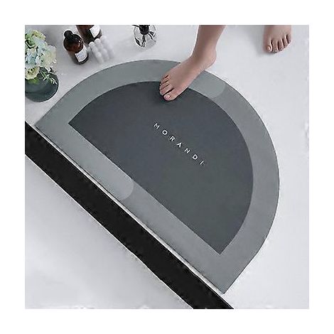 Tapis de bain ultra-absorbant à séchage rapide, tapis de salle de bain antidérapant, paillasson en peau de nappa, tapis de sol pour toilettes, décoration intérieure (1/5)