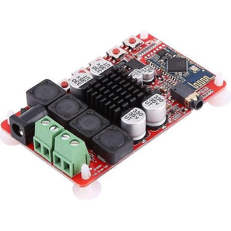 Module amplificateur stéréo numérique double canal TDA7492 50 W x 2 avec enregistreur Bluetooth V4.0 CSR8635 (1/5)