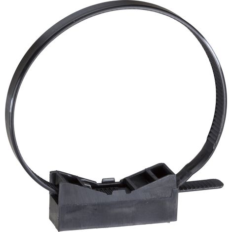 LOT DE 100 Mureva FIX instacables pour conduits diam. 40-63 mm noir SCHNEIDER ENN47965  Couleur: noir - Gamme: noir - Quantité: 100 - Type Vente: paqet/boite - Diamètre en mm: 40 à 63
