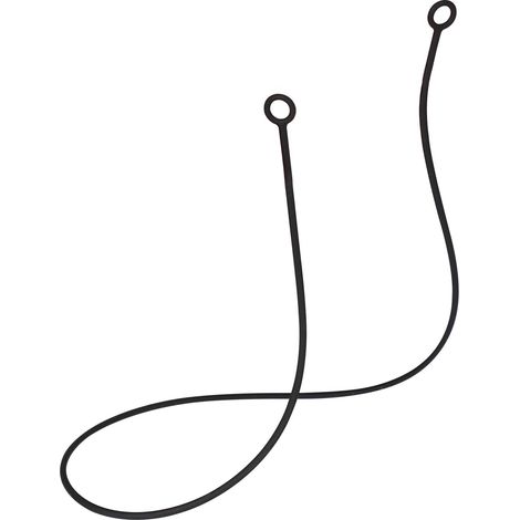 Cordon de Connecteur de Bouchons d'Oreilles, Anti-Chute Cordon en Silicone pour Bouchons d'Oreilles avec Embouts Amovibles, Empêchant les Bouchons d'Oreille de Tomber (1/5)