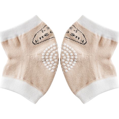 1 paire de genouillères bébé antidérapantes, protections pour genoux anti-glisse pour ramper, taille unique (1/5)