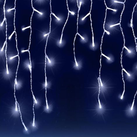Weihnachts-LED-Lichterkette, 200 kaltweiße LEDs, 5 Meter kaltweiße Weihnachtsbeleuchtung
