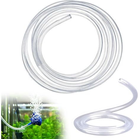Tuyau PVC - 10 Metres de Tuyau de Pression de Tube, Tube de Silicone de Silicone Tres Souple 4 MM ID x 6 MM OD Tuyau a l'Air, Tuyau d'Oxygène d'Aquarium Tuyau de Carburant, Tuyau d'Huile (1/5)