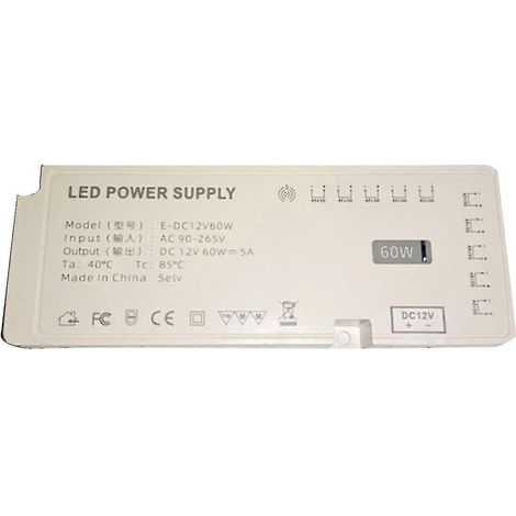 Alimentation 12 volts, drivers LED 12 V 36 W, 60 W, 100 W, 150 W, conversion AC 90 V/265 V vers 12 V CC (1/5)