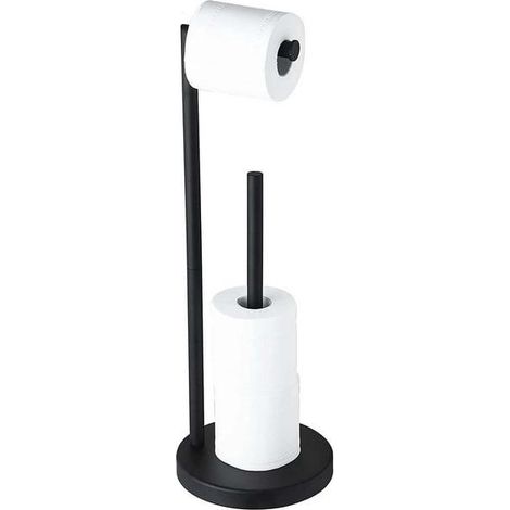 Support Papier Toilette Autonome pour Salle de Bain, Rangement Rouleau (1/4)