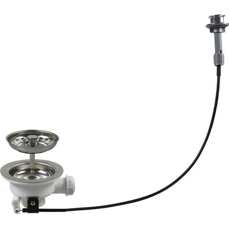 système de drainage pour évier XK256C019, type bol de cuisine, filtre avec contrôleur de câble, Kit de déchets d'évier (1/5)