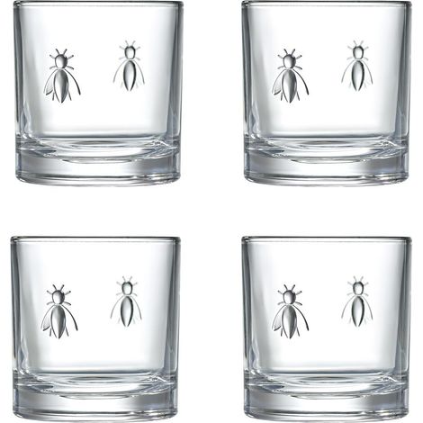 La Rochere - Boite de 4 verres à whisky Abeille 32 cl (1/3)